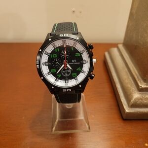 Brand New White & Green GT Grand Touring Men's Watch